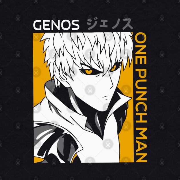 Genos OPM anime Fanart by Planet of Tees